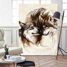 Le régne by Marie Andrée Leblond on GIANT ART - white animals