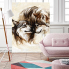 Le régne by Marie Andrée Leblond on GIANT ART - white animals