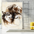 Le régne by Marie Andrée Leblond on GIANT ART - white animals