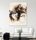 Le régne by Marie Andrée Leblond on GIANT ART - white animals