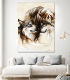 Le régne by Marie Andrée Leblond on GIANT ART - white animals