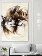 Le régne by Marie Andrée Leblond on GIANT ART - white animals