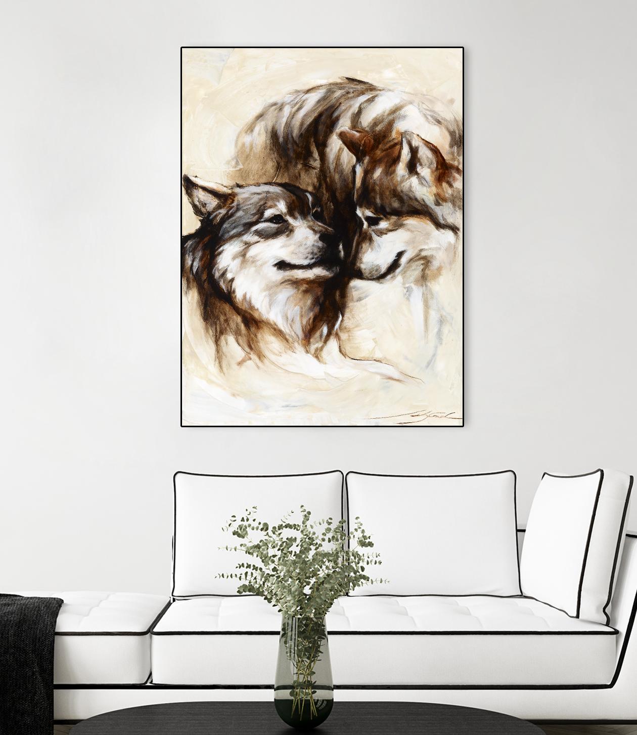 Le régne by Marie Andrée Leblond on GIANT ART - white animals