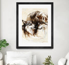 Le régne by Marie Andrée Leblond on GIANT ART - white animals loups