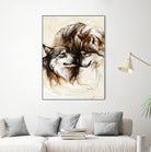 Le régne by Marie Andrée Leblond on GIANT ART - white animals