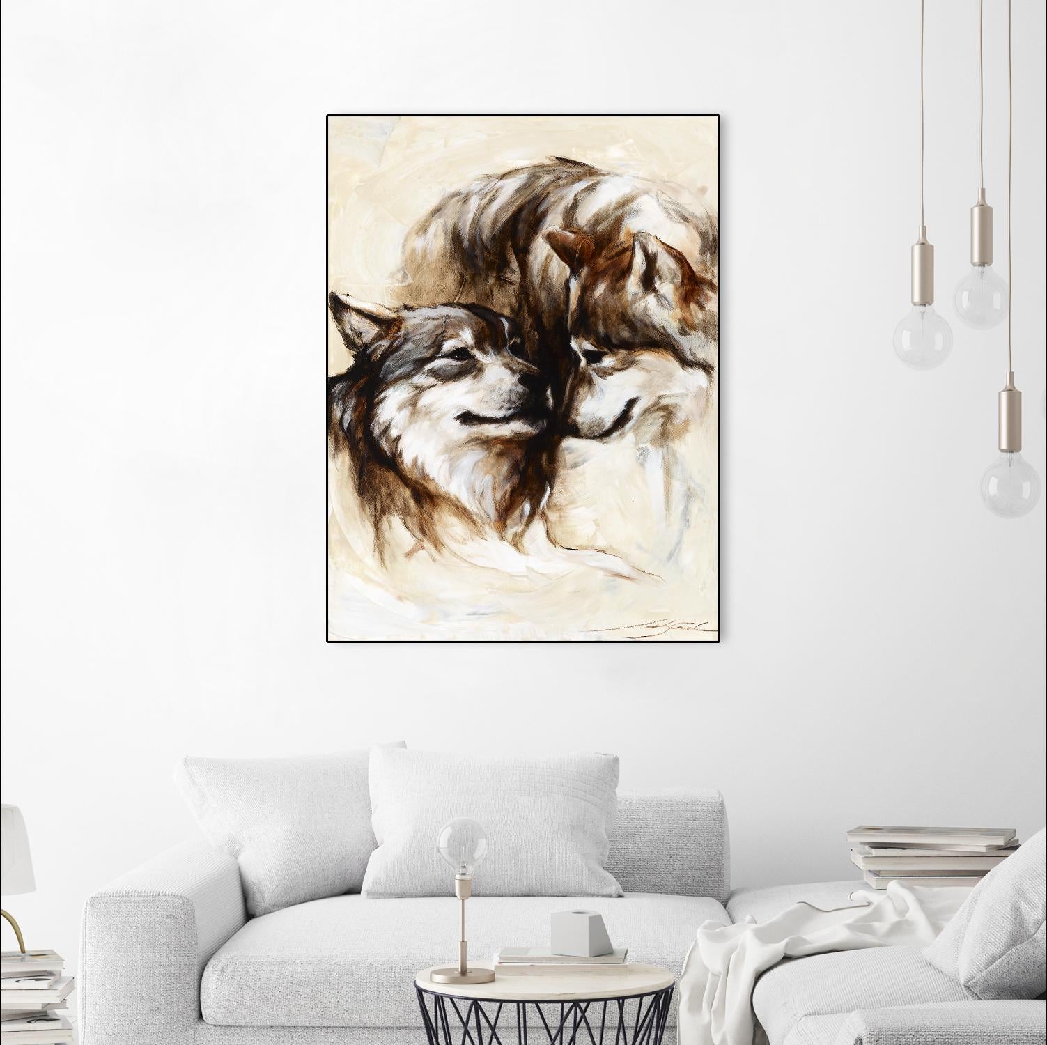 Le régne by Marie Andrée Leblond on GIANT ART - white animals