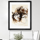 Le régne by Marie Andrée Leblond on GIANT ART - white animals loups