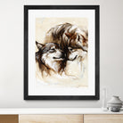 Le régne by Marie Andrée Leblond on GIANT ART - white animals loups