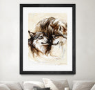 Le régne by Marie Andrée Leblond on GIANT ART - white animals loups