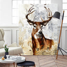 Majesté by Marie Andrée Leblond on GIANT ART - grey animals