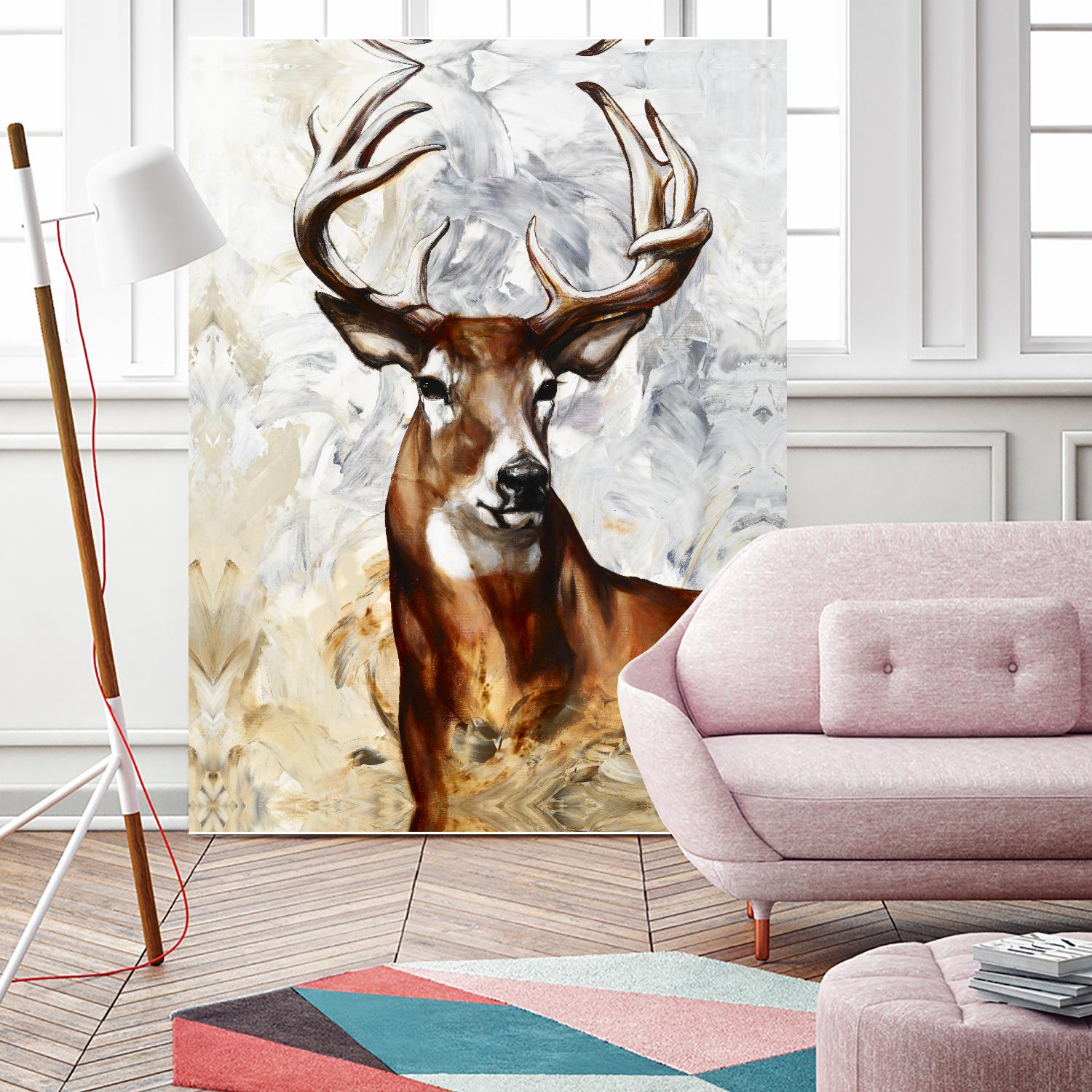 Majesté by Marie Andrée Leblond on GIANT ART - grey animals