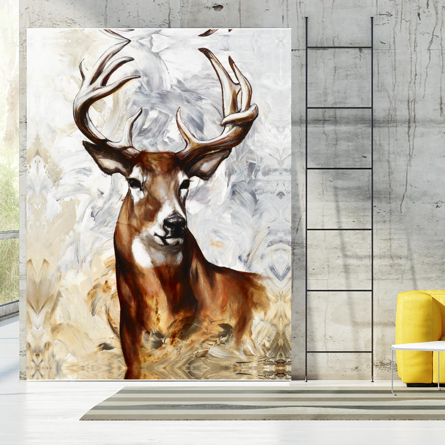 Majesté by Marie Andrée Leblond on GIANT ART - grey animals