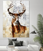 Majesté by Marie Andrée Leblond on GIANT ART - grey animals