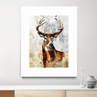 Majesté by Marie Andrée Leblond on GIANT ART - brown animals deer