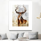 Majesté by Marie Andrée Leblond on GIANT ART - brown animals deer