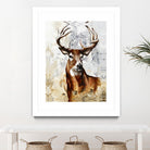 Majesté by Marie Andrée Leblond on GIANT ART - brown animals deer