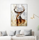 Majesté by Marie Andrée Leblond on GIANT ART - grey animals