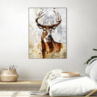 Majesté by Marie Andrée Leblond on GIANT ART - grey animals