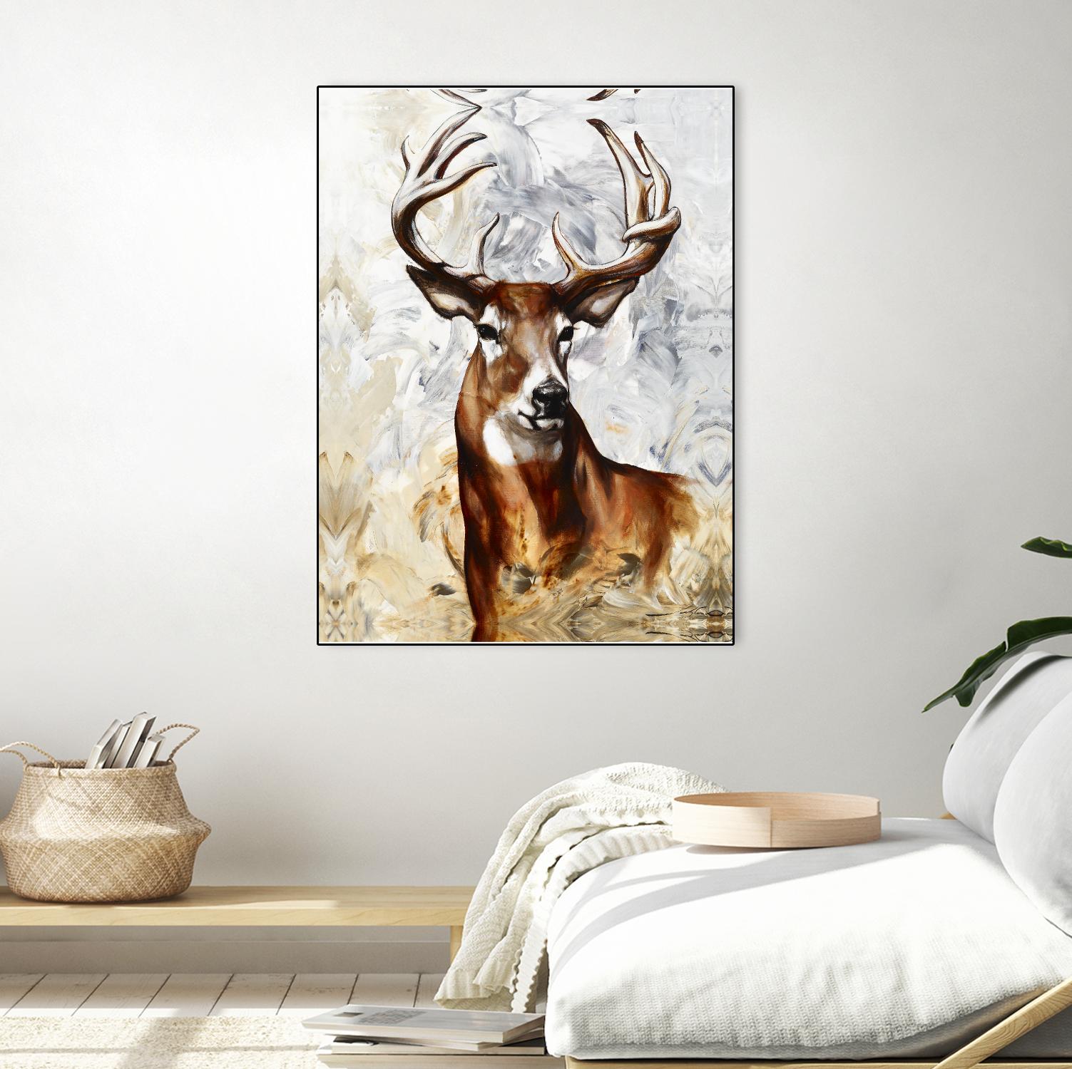 Majesté by Marie Andrée Leblond on GIANT ART - grey animals