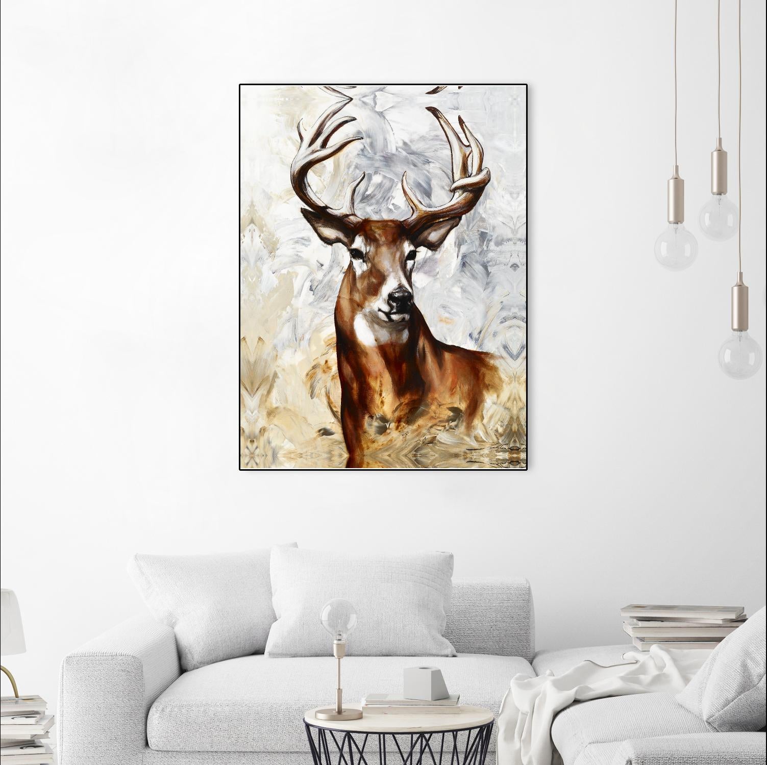 Majesté by Marie Andrée Leblond on GIANT ART - grey animals