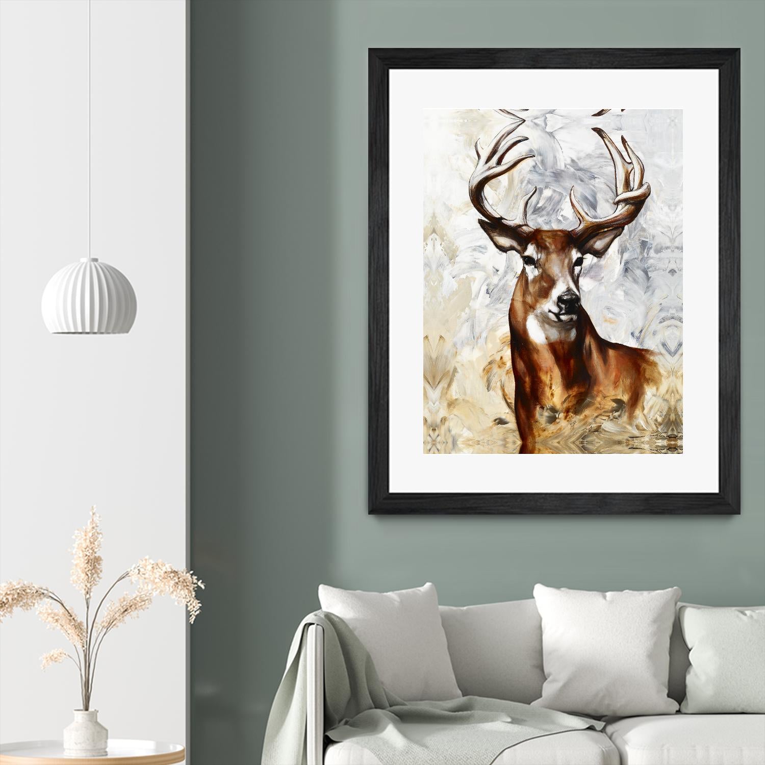 Majesté by Marie Andrée Leblond on GIANT ART - brown animals deer