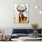 Majesté by Marie Andrée Leblond on GIANT ART - grey animals