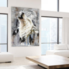 Glacier by Marie Andrée Leblond on GIANT ART - white animals