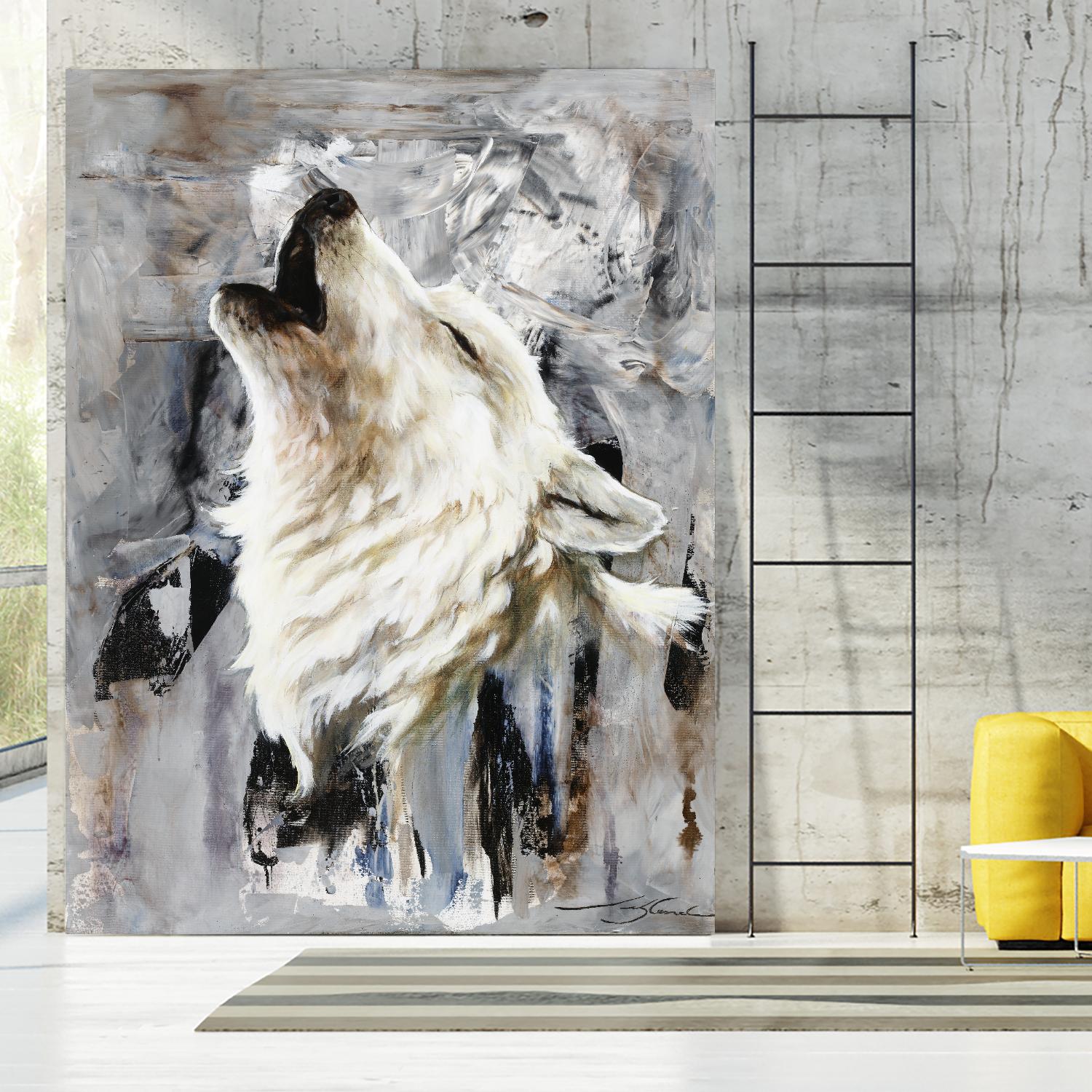 Glacier by Marie Andrée Leblond on GIANT ART - white animals