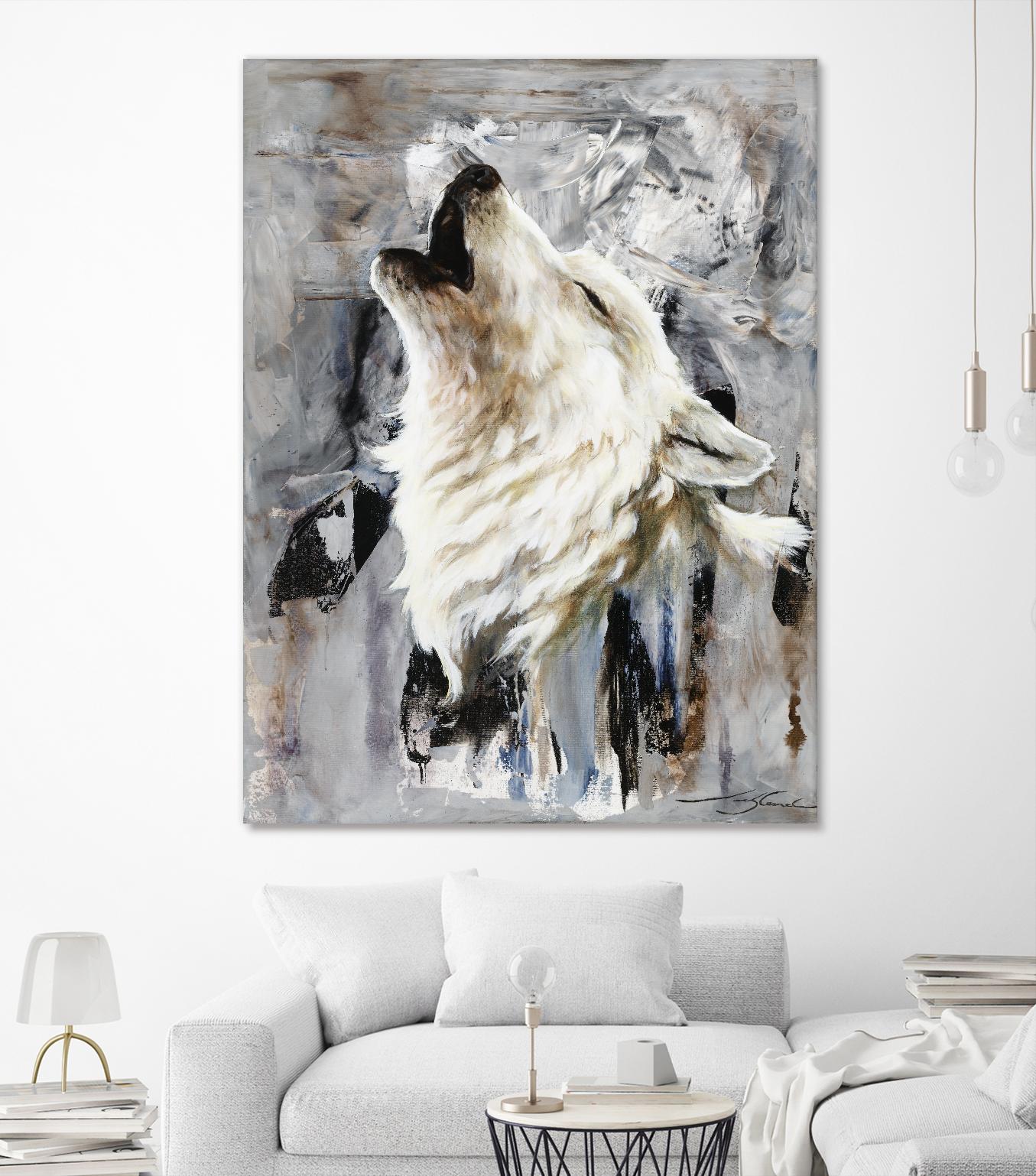 Glacier by Marie Andrée Leblond on GIANT ART - white animals