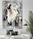 Glacier by Marie Andrée Leblond on GIANT ART - white animals