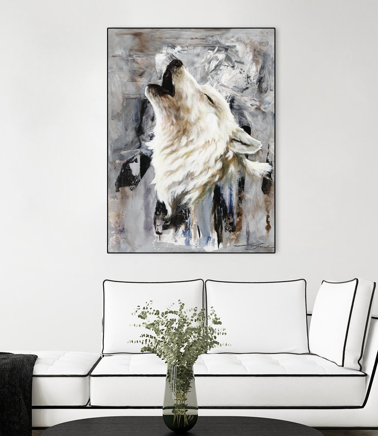 Glacier by Marie Andrée Leblond on GIANT ART - white animals