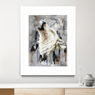 Glacier by Marie Andrée Leblond on GIANT ART - white animals artistes du québec