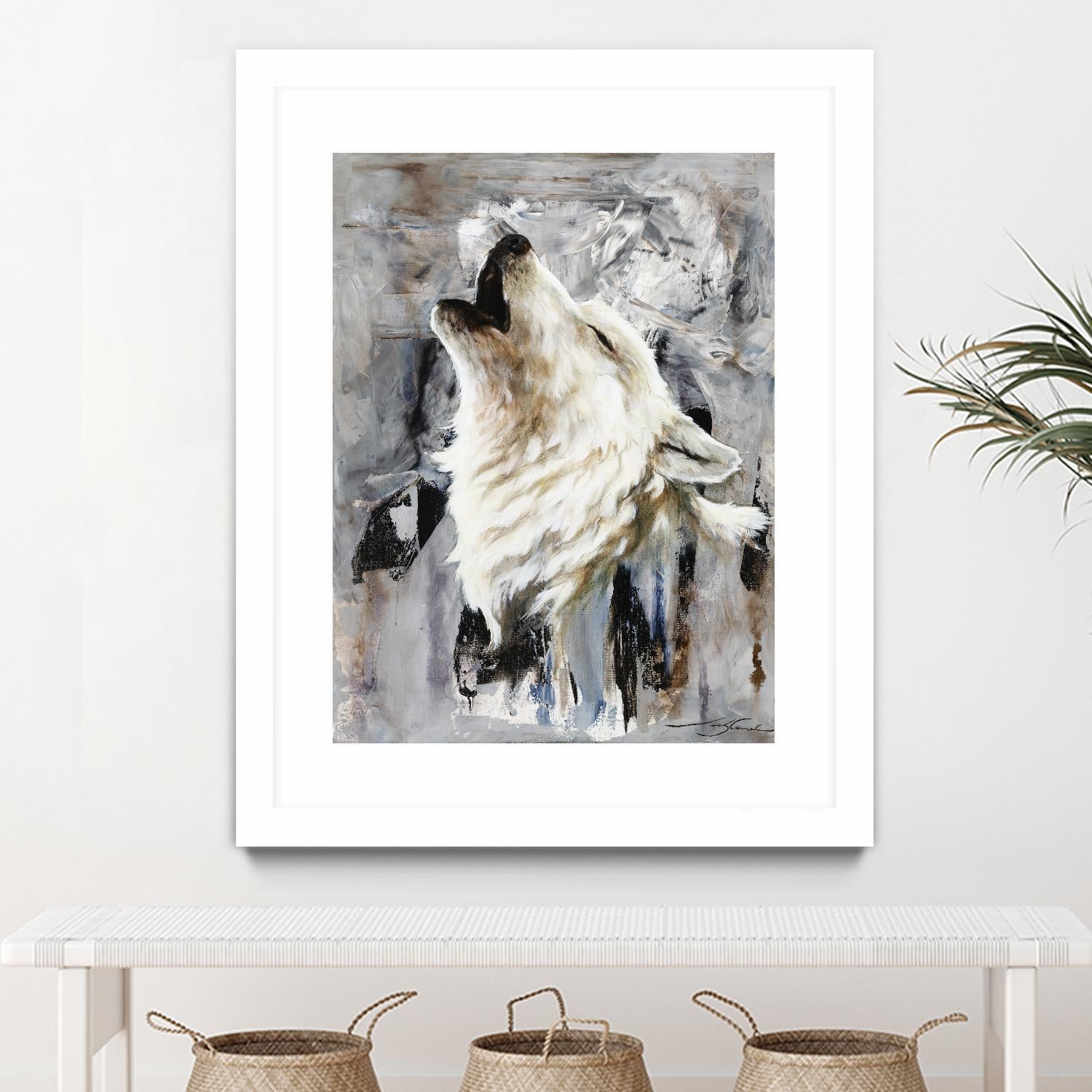 Glacier by Marie Andrée Leblond on GIANT ART - white animals artistes du québec