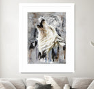 Glacier by Marie Andrée Leblond on GIANT ART - white animals artistes du québec