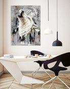 Glacier by Marie Andrée Leblond on GIANT ART - white animals artistes du québec