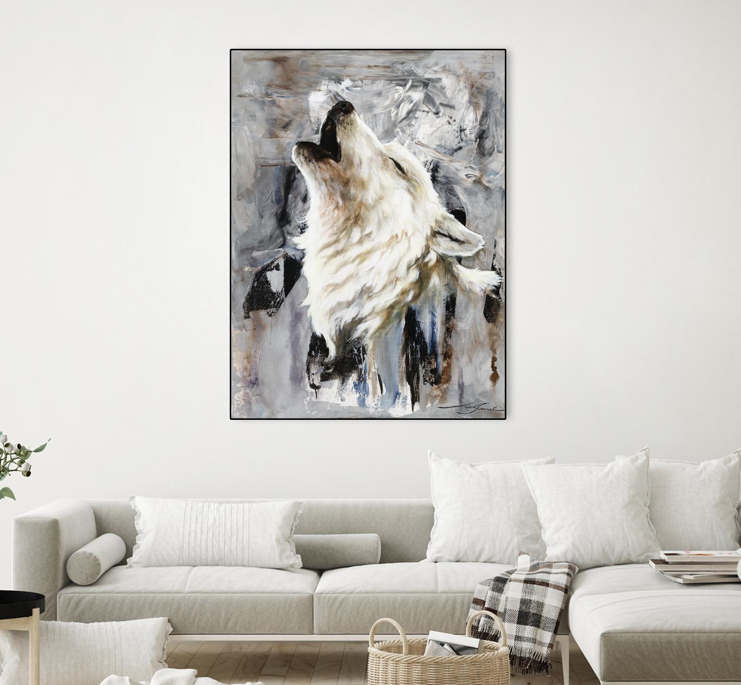 Glacier by Marie Andrée Leblond on GIANT ART - white animals