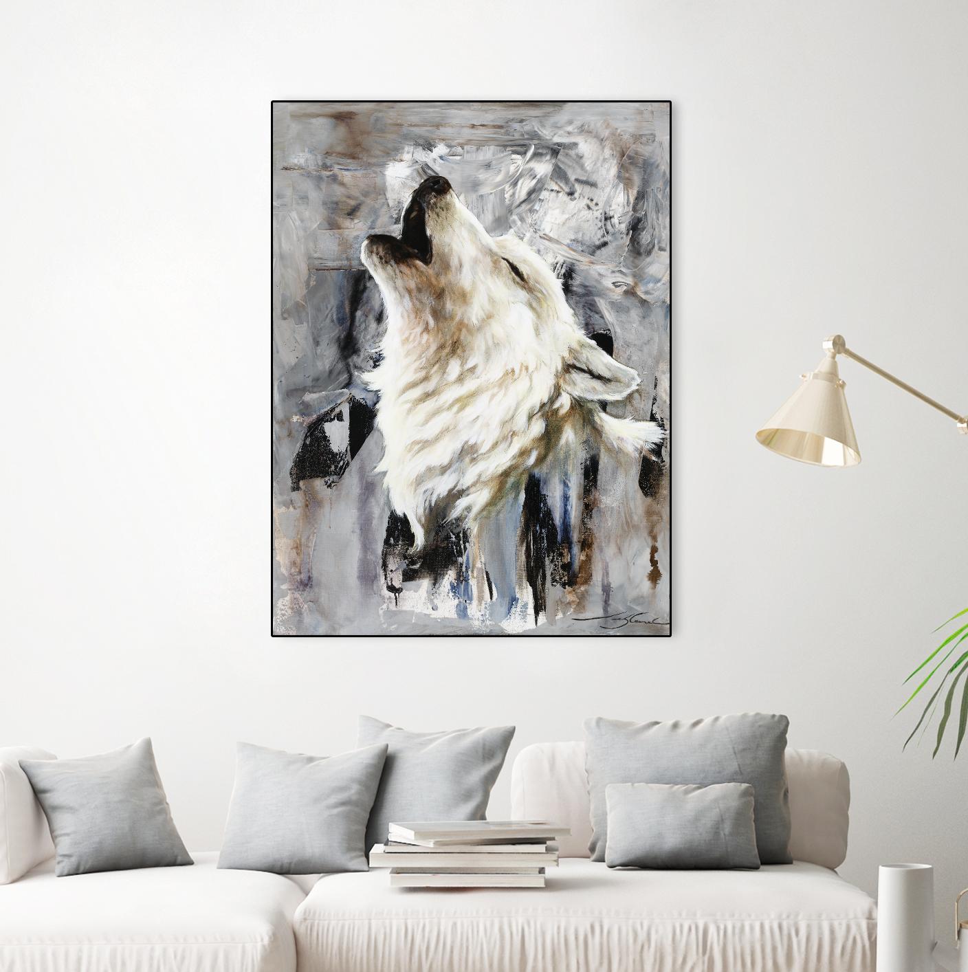 Glacier by Marie Andrée Leblond on GIANT ART - white animals