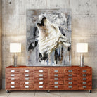 Glacier by Marie Andrée Leblond on GIANT ART - white animals artistes du québec