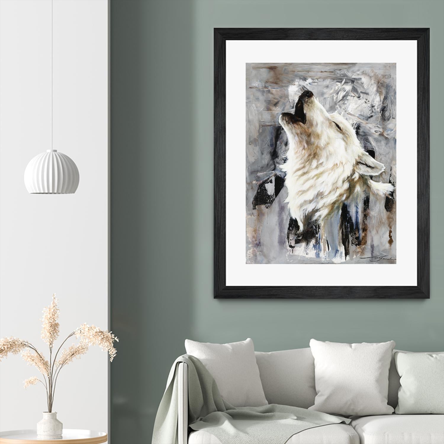 Glacier by Marie Andrée Leblond on GIANT ART - white animals artistes du québec