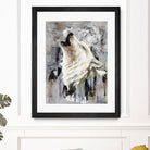 Glacier by Marie Andrée Leblond on GIANT ART - white animals artistes du québec