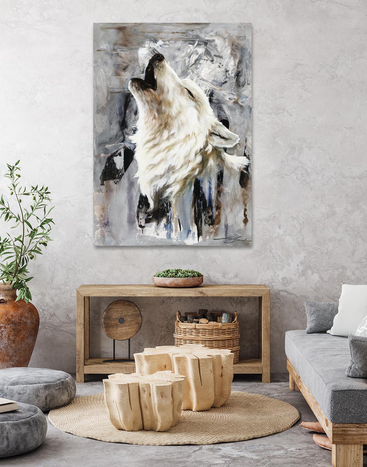 Glacier by Marie Andrée Leblond on GIANT ART - white animals artistes du québec