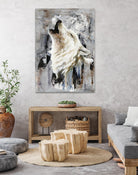 Glacier by Marie Andrée Leblond on GIANT ART - white animals artistes du québec