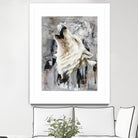 Glacier by Marie Andrée Leblond on GIANT ART - white animals artistes du québec