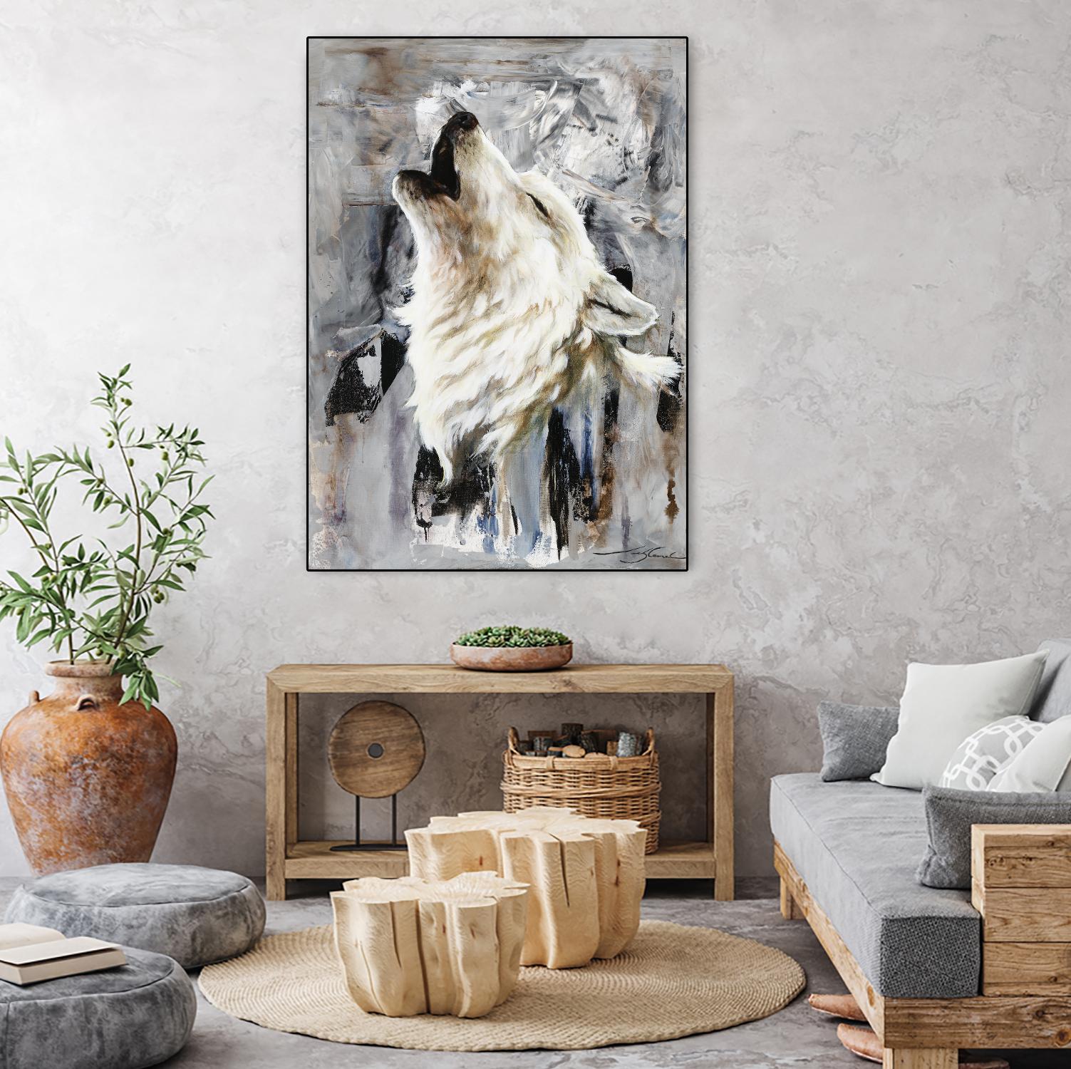 Glacier by Marie Andrée Leblond on GIANT ART - white animals