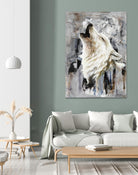 Glacier by Marie Andrée Leblond on GIANT ART - white animals artistes du québec