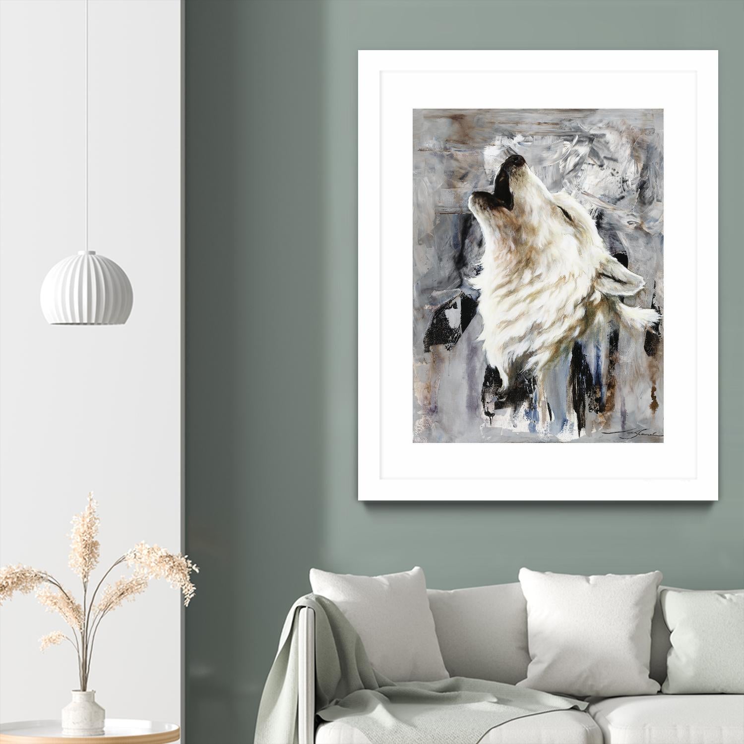 Glacier by Marie Andrée Leblond on GIANT ART - white animals artistes du québec