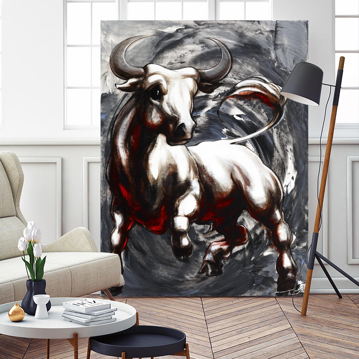 Deadline by Marie Andrée Leblond on GIANT ART - white animals