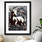 Deadline by Marie Andrée Leblond on GIANT ART - white animals taureau