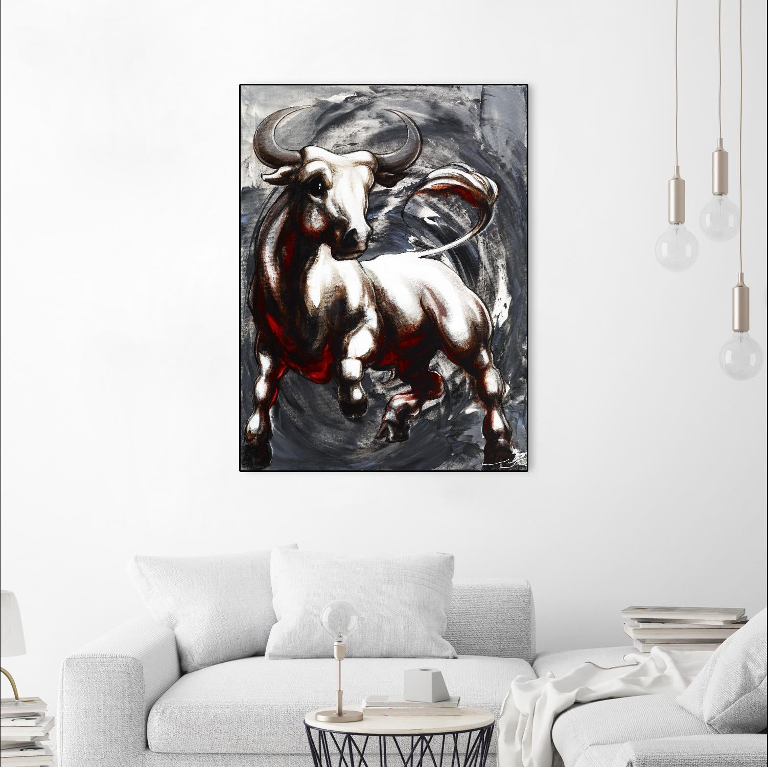 Deadline by Marie Andrée Leblond on GIANT ART - white animals