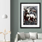 Deadline by Marie Andrée Leblond on GIANT ART - white animals taureau